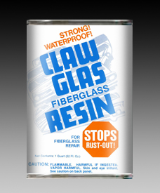 Claw Glas Fiberglass Resin
